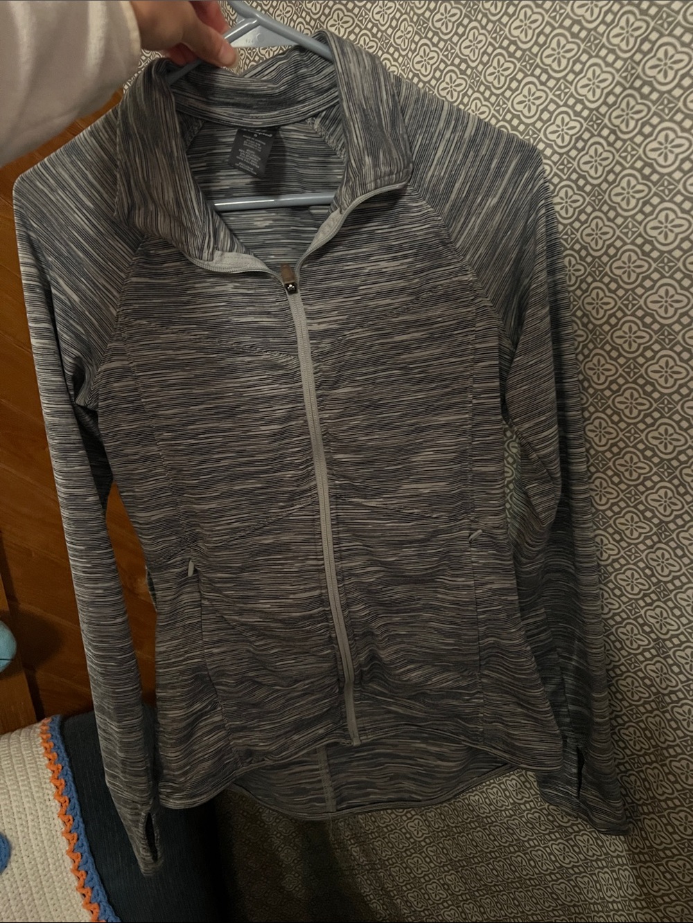 Women’s Gray Heather Full-Zip Active Jacket